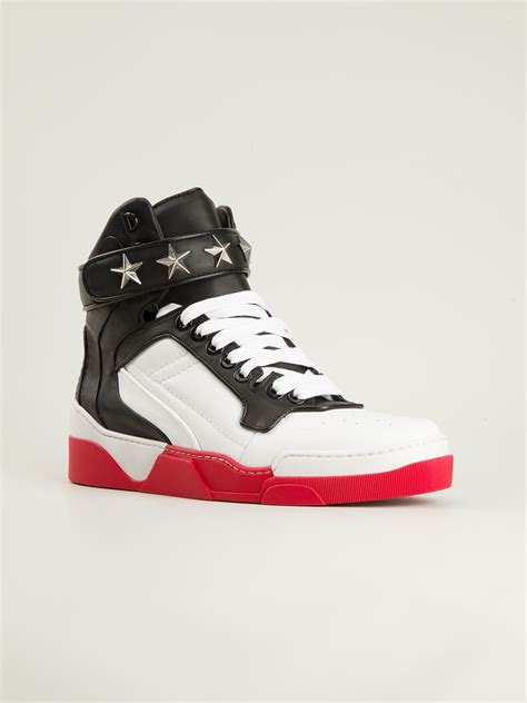 givenchy trainer sneakers mens|givenchy white high top sneakers.